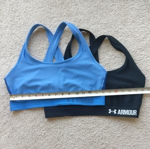 Two Under Armour XL sports bras
